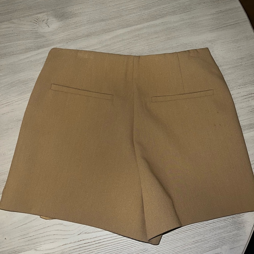 Zara camel skort. Size small. - Picture 3 of 5